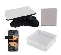 JIEBWCHA Mirror Effect Lens - HD Mirror Glass for Mobile Phone - Rotating Accessory for Technological Users Creators of Social Content and Artistic Expression