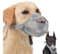 JIEBWCHA Muzzle for Dogs - Washable Soft Mesh Anti-Biting Adjustable Muzzle for Preventing Slings and Licking for Pets Soft Mesh Suitable for Adults, Families