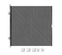 JIEBWCHA No Drilling Retractable Baby Gates 40x125cm Metal Retractable Dog Gates Scratch-proof Sturdy&practical Easy Install Disassemble Safety Doors For Stairs, Bedrooms, Balconies, Kitchens