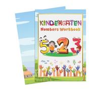 JIEBWCHA Number Book, Preschool Learning Book, Interactive Digital Learning Games, Writing, Reading, Fine Motor Skills Training for 3-8 Years, Homeschooling Classroom