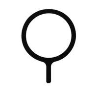 JIEBWCHA Phone Magnet Ring - Magnet Ring for Phone Case - Magnetic Sheet Wireless Charging Mount for Daily Electronics Men Women Home Car Desk Bedroom Outdoor Night