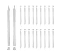 JIEBWCHA Plant Root Tube 20-Piece - Soil Aeration Tubes 9.8 Inches | Prevent Overwatering Spikes for Tomato Garden Grass Indoor Yard Outdoor Vegetable