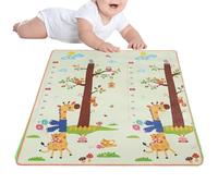 JIEBWCHA Play Mat, Non-Slip Educational Mat | Double-Sided Interactive Mat for Sensory Activities Kindergarten Practice Crafting Nursery Indoor Outdoor Play