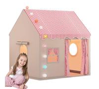 JIEBWCHA Playhouse Kids Indoor 120×105×128cm Play Tent With Light Extra Large Space Tod dlers Playhouse Breathable Soft With Easy To Install For Girls Boys Children's Birthday
