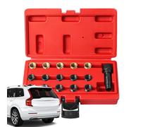 JIEBWCHA Plug Thread Repair Set, 16-Piece Helicoil Thread Insert Set, Repair Tool Set with Portable Case, for Trucks, Cars, SUVs, Motorhomes, Saloons, Broken Cylinder Engines