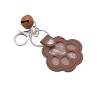 JIEBWCHA Plush Cat Keyring - Pet Memory Pendant in the Shape of | Pendant with Bell for Boys Women Men Animal Lovers, riferimento alla descrizione, PETH PU, Please refer to description