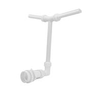 JIEBWCHA Pool Fountain, Waterfall Fountain with Sprinkler - Luminous in the Dark Adjustable Height Waterfall Spray Double Nozzle for Outdoors Pool Pond Garden Relax