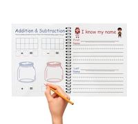 JIEBWCHA Preschool Education Activity Book - Homeschooling Early Learning Activities | Children Starting School Book,for Preschoolers Kids Boys Girls Son Daughter Homeschooling Home