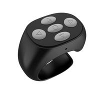 JIEBWCHA Remote Control Scroll Ring | Remote Control Page Changer for E-Book Reading Hours | Portable Smart Ring for Scrolling Social Media Short Videos and E-Book Reading