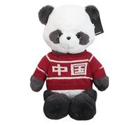 JIEBWCHA Sleeping Panda Pillow Doll, Chinese Panda Shooting Pillow - Soft Plush Panda Plush, Decorative Pillow with Sweater for Sleeping and Hugging Room for Birthday and