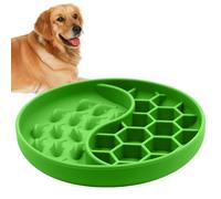 JIEBWCHA Slow Feeder Dog Bowls, Silicone Puzzle Suction Cup Feeding Bowl, Interactive Feeding Toy for Slow Eating, for Small, Medium and Large Pets, Puppies, Kittens and Seniors
