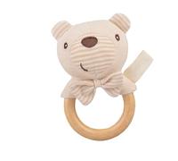 JIEBWCHA Soft Rattle - Cute Animal Shaker Toy,Plush Baby Hand Grip Sensory Toys, Grab Shaker Elephant Bear Rabbit Lion Shape for Children