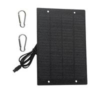 JIEBWCHA Solar Panel Phone Charger - Solar Panel Backpackable 50 W | Portable Charger with Smart Protection for Beach Hiking Car Outdoor Camping