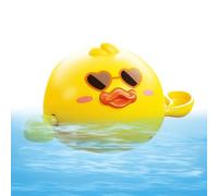 JIEBWCHA Toddler Bath Toys | Floating Sunglasses Duck Bath Tub Toys Wind Up - Water Games Preschool for Pool Toys Kids Shower Fun Boys Girls Travel Party Accessories for Swimming Pool