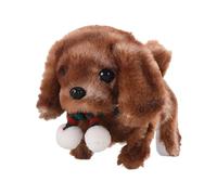 JIEBWCHA Walking Dog Toy,Dog Walking & Barking Toy | Electronic Interactive Plush Puppy - Realistic Toys, Electronic Pets, Plush Toy for