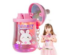 JIEBWCHA Water Sprinkler Toys, Lighted Kid Water Sprayer With Milk Bottle Shape, Interactive Prank Toy for Teens Boys Girls Children