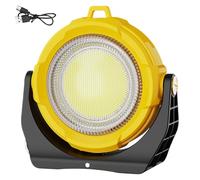 JIEBWCHA Work Lights Rechargeable - RGB Portable Work Light - Solar Charging Magnetic Multi-Mode Waterproof Lamp for Car Job Site Outdoor Adventures Hunting Boating Construction Automotive