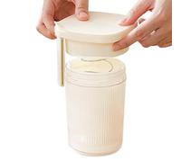 JIEBWCHA Yogurt Strainer - Multipurpose Cheese Yogurt Strainer with Lid | Small Whey Separator Tool with Fine Mesh Bag Press Kitchen Gadgets for Coffee Home Women