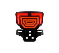 Jiechao Motorcycle Rear Lights LED Brake Light ATV Tail Motorbike Stop Turn Direction Indicator Stop Brake Lamp(Red yellow)