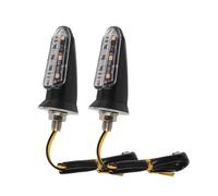 Jiechao Turning Indicators 12V Universal Motorcycle Turn Lights Lamps LED Motobike Accessories(Color1)