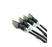 Jiechao Turning Indicators 4Pcs Motorcycle Universal Turn Lights Amber Color Accessories