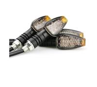 Jiechao Turning Indicators 4pcs Universal Motorcycle Turn Long Short Turn Lights Amber Accessories(Long Style)