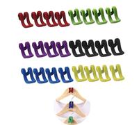 Jieddey 24 PCS Velvet Flocking Cascading Hangers Mini Saving Hanger Hooks Non-slip Clothes Rack Hanger Extender Clips for Wardrobe Closet Bathroom
