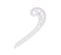 Jieddey Curved Ruler - French Metric Sewing Ruler for Dressmaking and Pattern Design