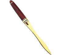 Jieddey Letter Opener,Gold Envelope Opener Wood Handle Sword Letter Openers Metal Paper Cutting Knife for Ladies Women Men