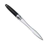 Jieddey Letter Opener,Zinc Alloy Envelope Opener Wood Handle Sword Letter Openers Metal Paper Cutting Knife for Ladies Women Men Black