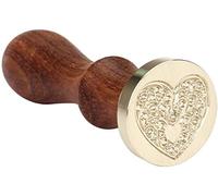 Jieddey Wax Stamp,Seal Stamp Vintage Wooden Wax Sealing Stamps for Envelops Postage Letter Invitation Card Love Style