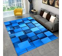 JIEDEDIAM 3d abstract geometric vortex trap optical rug, non-slip rug for bedroom, living room, picnic and home decoration