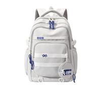 JIEDOUKEJI Junior High School Backpack for Boys Girls Unisex Casual Plain School Bags Large Capacity Backpacks Rucksack Book Bags