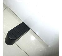jieGorge 1Pcs Heavy Duty Rubber Door Wedge Stops Stopper Home Office, Kitchen，Dining & Bar for Easter Day (Black)