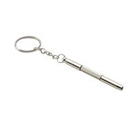 jieGorge 3PC Mini 3 in 1 Screwdriver Tool Repair Set Keyring For Watch Glasses, Tools & Home Improvement for Easter Day (Silver)