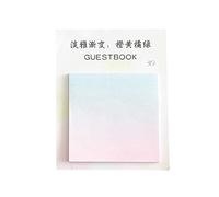 jieGorge Gradient Color Series Self-Adhesive Memo Pad Sticky Notes Bookmark School Office, Office & Stationery for Easter Day (F)