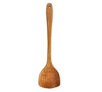 jieGorge Long Wooden Cooking Rice Spatula Scoop Kitchen Utensil Non-stick Hand Wok Shovel, Kitchen，Dining & Bar for Easter Day (Brown)