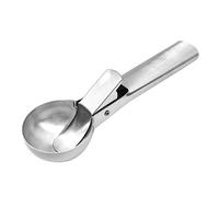jieGorge Stainless Steel Ice-cream Scoop With Comfortable Anti-freeze Handle, Kitchen，Dining & Bar for Easter Day (Silver)