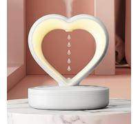 JIEHET Anti-Gravity Humidifier for Bedroom & Office, 800ml Heart-Shaped Design with Floating Water Droplets, Cool Mist Humidifier for Home, Baby Room and Dry Skin Relief