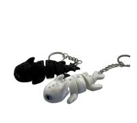 jiejack Dragon Master Light Keyring, Dragon Picture Pendant, PVC Key Ring Fan Model, Backpack Key Collection Accessories