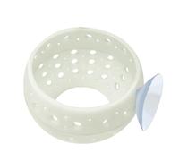 jiejack Fish Tunnel with Suction Cup - Aquarium Hiding Cave for Small Fish, Guppies and Shrimps, Betta Cave Aquarium Decoration for Freshwater Fish Tank (White)