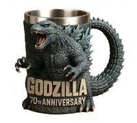 Jiejack Godzilla Personalized 3D Coffee Mug, Creative Relief Cup, Gift for Movie Lovers, Fans Gift Idea, Drinking Glass with 3D Design (A)