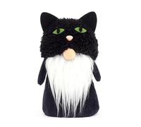 jiejack Halloween Decoration - Ghosts Pumpkins Faceless Old Men Figures, Party Figures, Plush Dwarf Doll Christmas Decoration Gnome Doll Swedish Gnome Doll (Black)