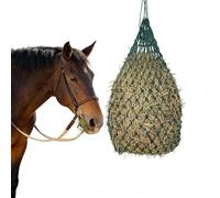 jiejack Hay Net for Horses, Hay Bag for Horses, Hay Net Tight Mesh, Hay Bag Horse, Hay Net for Horses, Large for Species-Appropriate Feeding, Improves Digestion, On the Go Feeding Bag (Dark Green)
