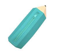 jiejack Silicone Pencil Case - Portable Pencil Case for School Kids & Teens - Cute Stationery Organizer, Green, Today's