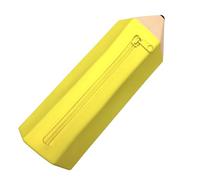 jiejack Silicone Pencil Case - Portable Pencil Case for School Kids & Teens - Cute Stationery Organizer, yellow, Today's