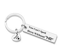 Jielahua Human Resources Gifts HR Key ring HR Gifts HR Appreciation Gifts HR Gifts for Coworkers Funny HR Manager Gifts Thank You Key ring for HR Retirement Key ring Christmas Birthday Leaving Gifts