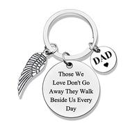 Jielahua Memorial Gifts for Loss of Dad In Memory of Dad Gifts Dad Memorial Keyring Grief Gifts for Loss of Father Dad Remembrance Gift for Daughter Son Bereavement Gifts Sympathy Gift Funeral Gifts