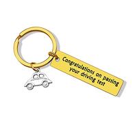 Jielahua New Driver Gifts Keyring Congratulation Gifts for Driving Keyring Drivers License Gifts Keyring Passing Driving Test Present New Driver Gifts for Teen Girls Boys Daughter Son Friends