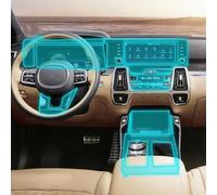 JIELIOP Car Gearbox Panel Navigation Screen Automotive Interior TPU Protective Film Anti-Scratch Sticker,for Kia Sorento MQ4 2021-2023